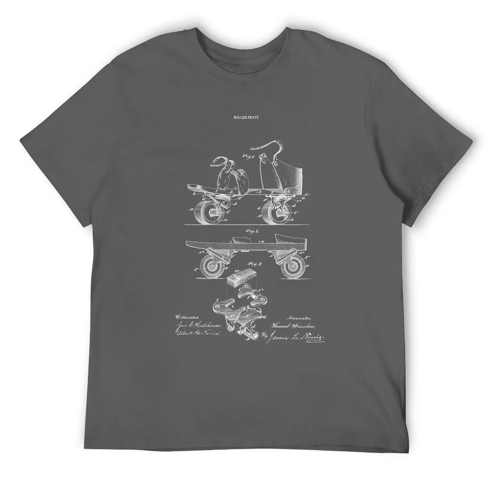 PATENT DRAWING / 1881 - Roller Skate - Blueprint T-Shirt funny costumes Short sleeve tee t shirts for men pack
PATENT DRAWING / 1881 - Roller Skate - Blueprint T-Shirt funny costumes Short sleeve tee t shirts for men pack