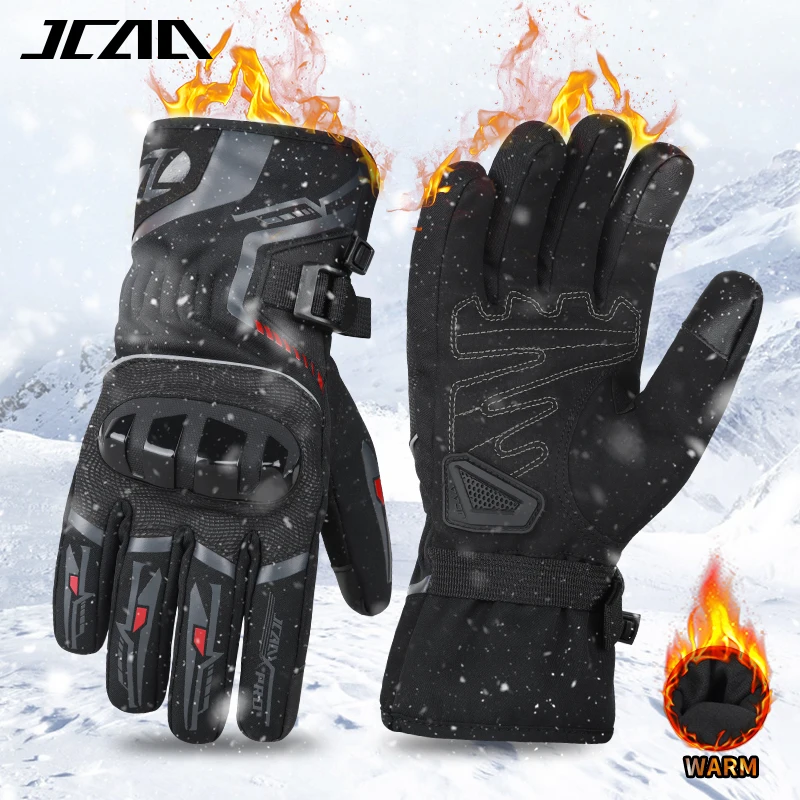 JCAA Durable Winter Warm Motorcycle Gloves Men Women Waterproof Touchscreen Anti-Slip Anti-fall Protective Bike Moto Gloves
JCAA Durable Winter Warm Motorcycle Gloves Men Women Waterproof Touchscreen Anti-Slip Anti-fall Protective Bike Moto Gloves