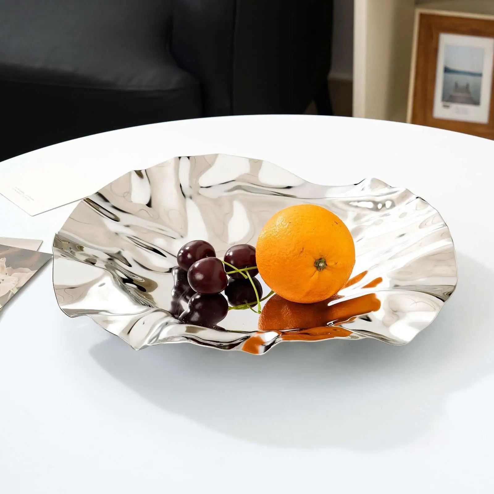 Fruit Bowl Basket Fruit Plate Large Fruit Holder Modern Vegetables Basket Storage Tray for Home Countertop Kitchen Candy Breads
Fruit Bowl Basket Fruit Plate Large Fruit Holder Modern Vegetables Basket Storage Tray for Home Countertop Kitchen Candy Breads