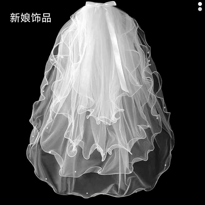 Bowknot Bridal Wedding Veil With Comb Multi- Layered Tull Headwear Photo Studio Props Female Party Hair Decor Accessories
Bowknot Bridal Wedding Veil With Comb Multi- Layered Tull Headwear Photo Studio Props Female Party Hair Decor Accessories