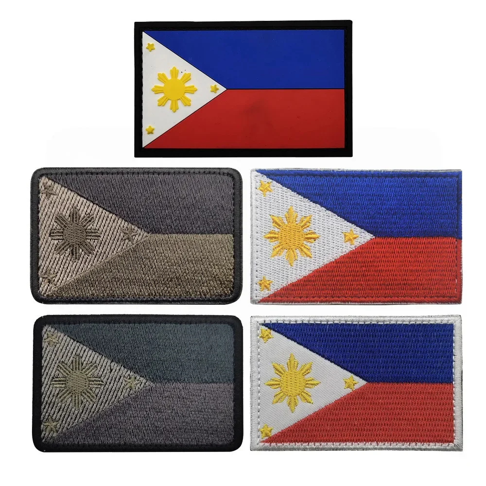 Filipino Flag PVC Patch Tactical Morale Badge on Backpack Sticker Military Armband Embroidered Hook&Loop Patches for Clothing
Filipino Flag PVC Patch Tactical Morale Badge on Backpack Sticker Military Armband Embroidered Hook&Loop Patches for Clothing