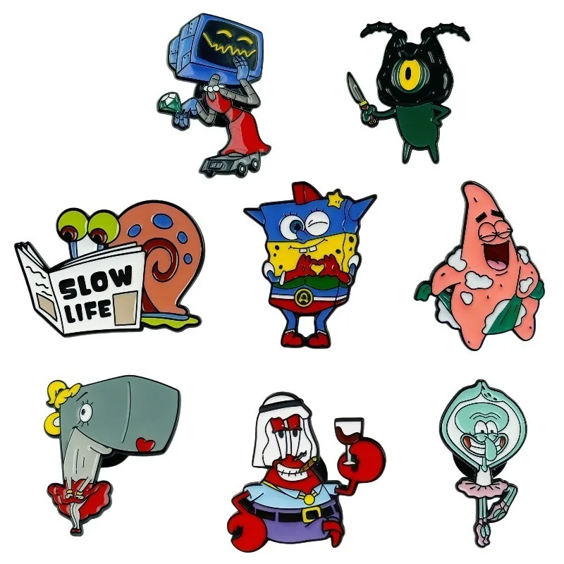 SpongeBob SquarePants Patrick Star Creative Design of New Cartoon Metal Brooch Personalized Badges and Versatile Decorative
SpongeBob SquarePants Patrick Star Creative Design of New Cartoon Metal Brooch Personalized Badges and Versatile Decorative