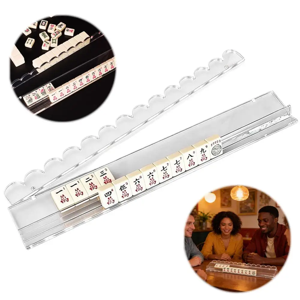 Magnetic Wavy Acrylic American Mahjong Racks Tile Organizer Transparent Tortoiseshell For Mahjong Game Party Daily Use
Magnetic Wavy Acrylic American Mahjong Racks Tile Organizer Transparent Tortoiseshell For Mahjong Game Party Daily Use