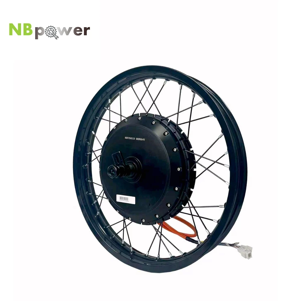 NBpower/170mm Dropout QS 273 40H 72v peak 8000W Ebike 17/18/19/21*1.85 Rear Hub Motor Wheel for Motorcycle 18x22mm axle
NBpower/170mm Dropout QS 273 40H 72v peak 8000W Ebike 17/18/19/21*1.85 Rear Hub Motor Wheel for Motorcycle 18x22mm axle