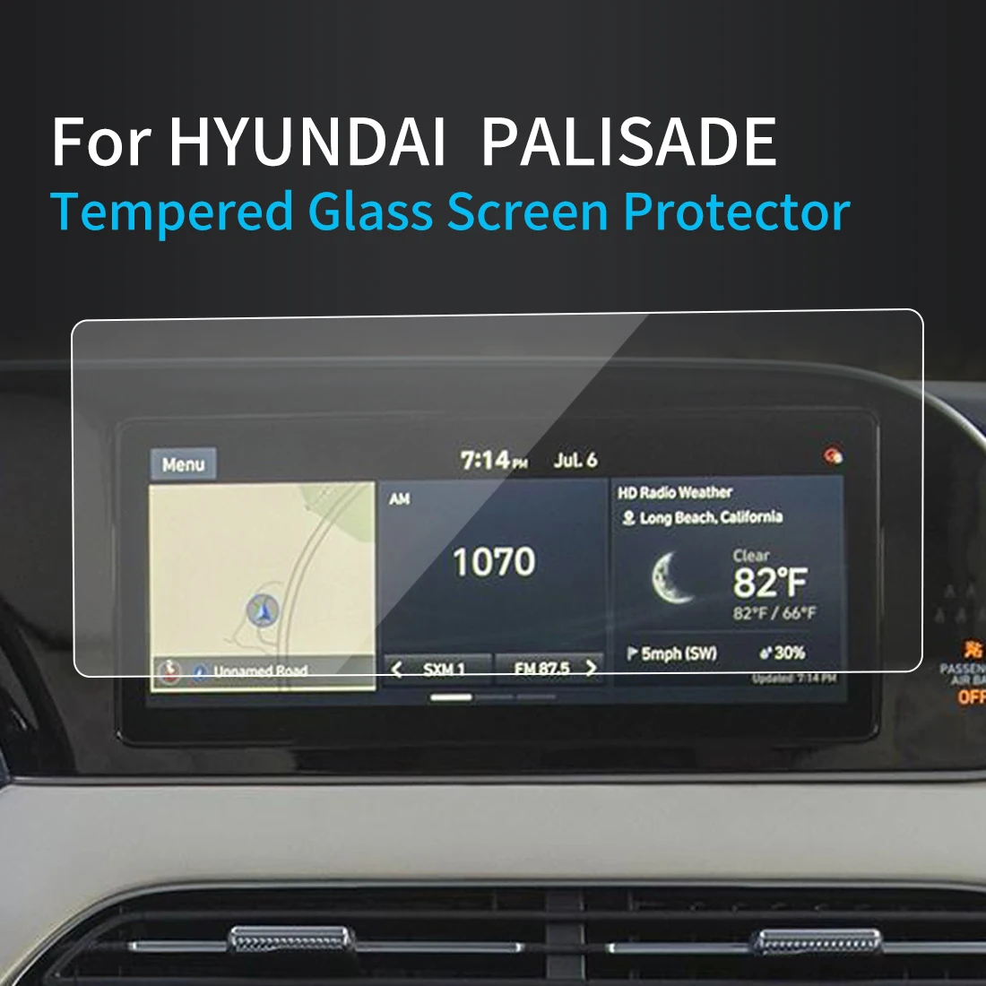 For 2023 HYUNDAI PALISADE Screen Protector Tempered Glass Protective Film Navigator Protection Auto Car Stickers Accessories
For 2023 HYUNDAI PALISADE Screen Protector Tempered Glass Protective Film Navigator Protection Auto Car Stickers Accessories