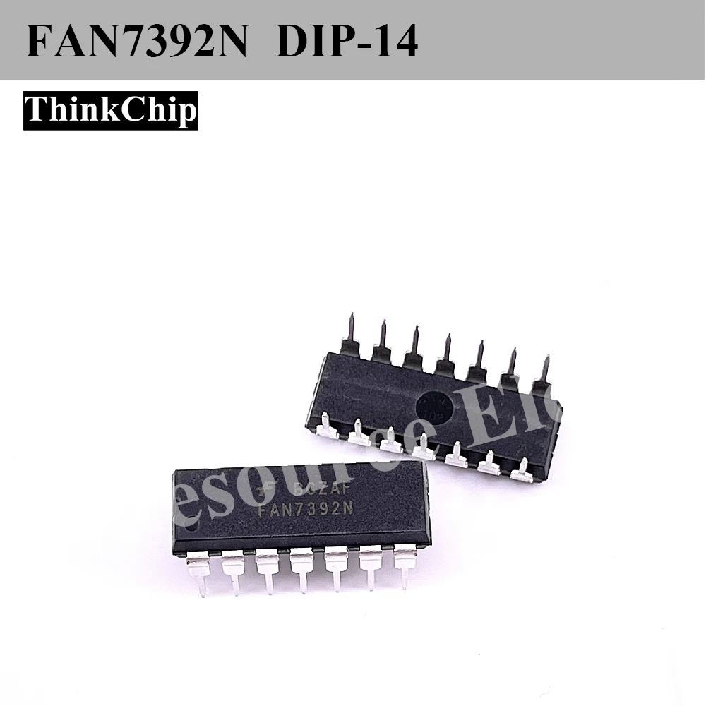 (10 pcs) FAN7392N DIP-14 Half Bridge Gate Driver 600V 3A 3.3V Logic Compatible
(10 pcs) FAN7392N DIP-14 Half Bridge Gate Driver 600V 3A 3.3V Logic Compatible