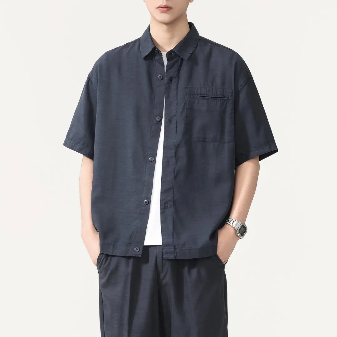 Summer Old Money Fashion Lightweight Thin Shirt Men Vintage Loose Casual Breathable Short Sleeve Shirts Commuter Tops
Summer Old Money Fashion Lightweight Thin Shirt Men Vintage Loose Casual Breathable Short Sleeve Shirts Commuter Tops