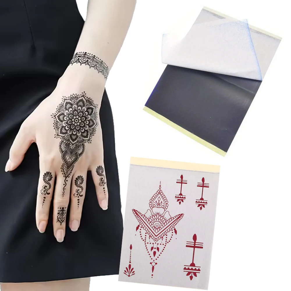 Tattoo Transfer Paper 50pcs A4 Size Henna-inspired Tattoo Stencil Paper Carbon Thermal Copy Paper for Tattoo Transfer Machine
Tattoo Transfer Paper 50pcs A4 Size Henna-inspired Tattoo Stencil Paper Carbon Thermal Copy Paper for Tattoo Transfer Machine