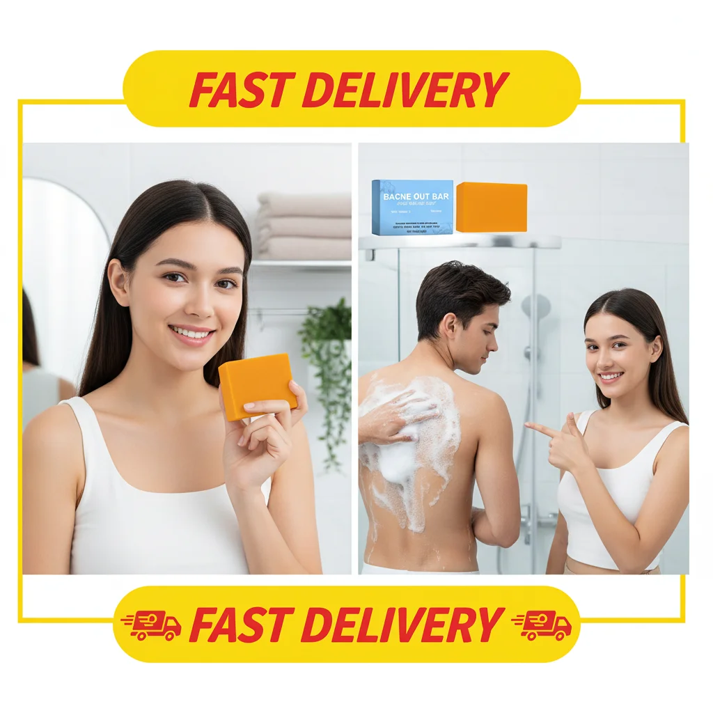 1/2pcs For Bacne Out Bar Acne Healing Soap with Turmeric Vitamin C & Alphaarbutin Natural Exfoliating Cleanser for Body Face
1/2pcs For Bacne Out Bar Acne Healing Soap with Turmeric Vitamin C & Alphaarbutin Natural Exfoliating Cleanser for Body Face