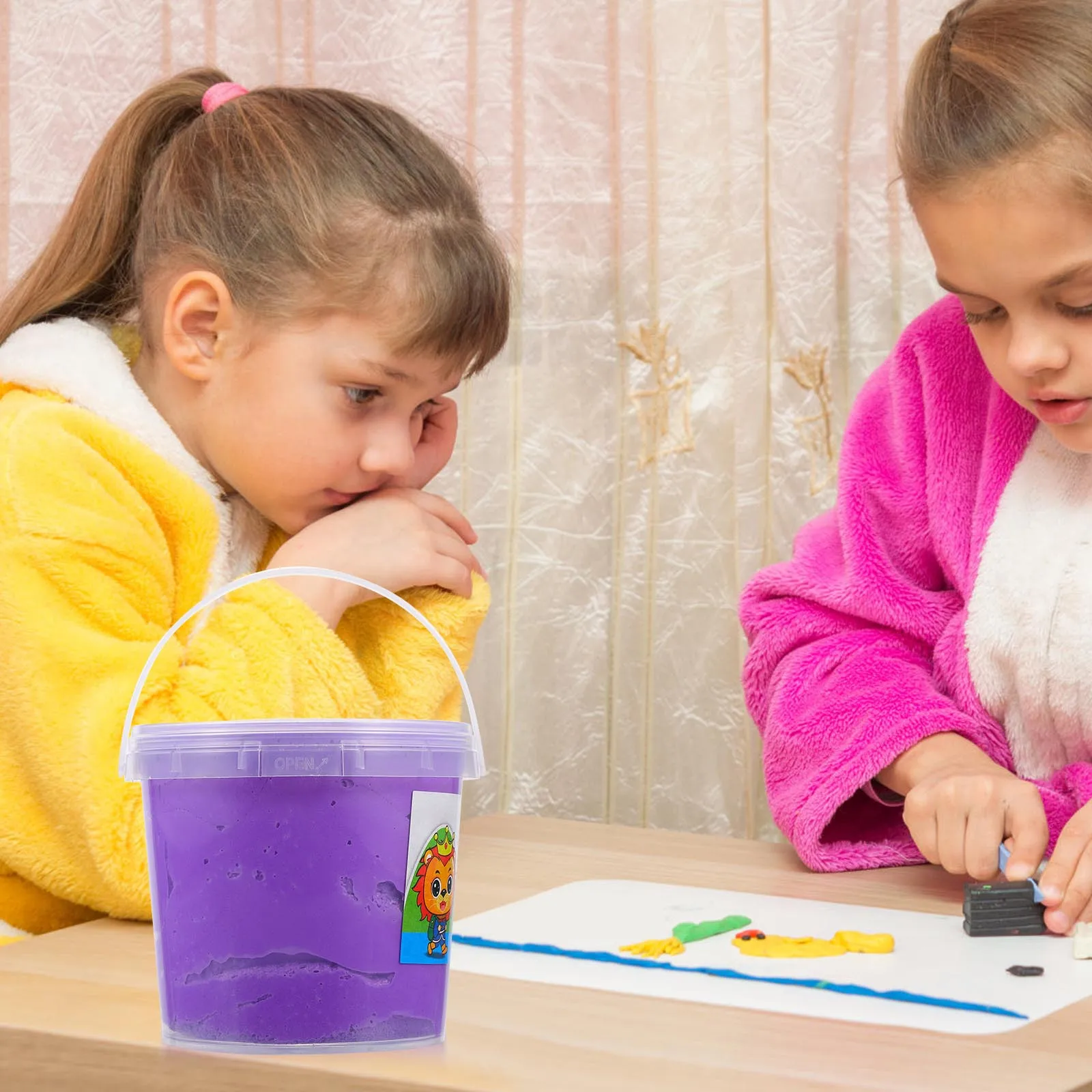 2Pcs Ultra Light Clay Bright Pure Color Soft Non-Hardening Dough for Safe Resin Clay Creative DIY Fun Educational Activity
2Pcs Ultra Light Clay Bright Pure Color Soft Non-Hardening Dough for Safe Resin Clay Creative DIY Fun Educational Activity