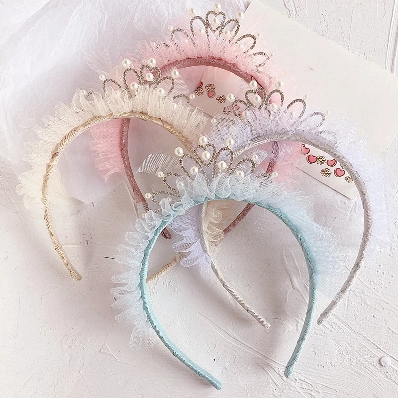 Korea Style New Birthday Party Princess Hair Band Crown Imitation Pearl Rhinestone Headband for Girl Fashion Hair Accessories
Korea Style New Birthday Party Princess Hair Band Crown Imitation Pearl Rhinestone Headband for Girl Fashion Hair Accessories