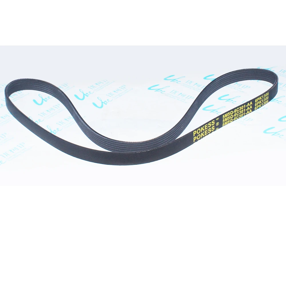 5M5Q6C301AA 3M5Q6C301AA 1232500 Car Alternator Drive V-Ribbed Belt 6PK1306 for FORD Focus II III C-MAX 1.8 2.0 2004-
5M5Q6C301AA 3M5Q6C301AA 1232500 Car Alternator Drive V-Ribbed Belt 6PK1306 for FORD Focus II III C-MAX 1.8 2.0 2004-