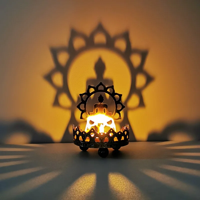 Southeast Asia Greco-Buddhist HOME temple Shakyamuni Buddha light Buddhist faith metal Decorative candlestick
Southeast Asia Greco-Buddhist HOME temple Shakyamuni Buddha light Buddhist faith metal Decorative candlestick