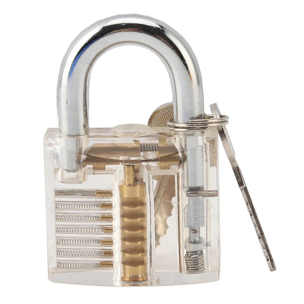Transparent padlock beginner practice tool acrylic material excellent teaching tool set
Transparent padlock beginner practice tool acrylic material excellent teaching tool set