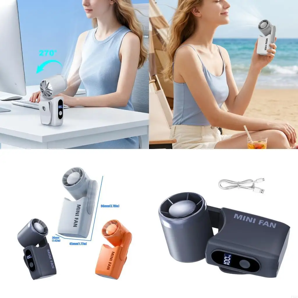 F92F Lightweight 8.88W Portable Fan With 18000Rpm Motor And Flexible Adjustment Gift For Multiple Users
F92F Lightweight 8.88W Portable Fan With 18000Rpm Motor And Flexible Adjustment Gift For Multiple Users