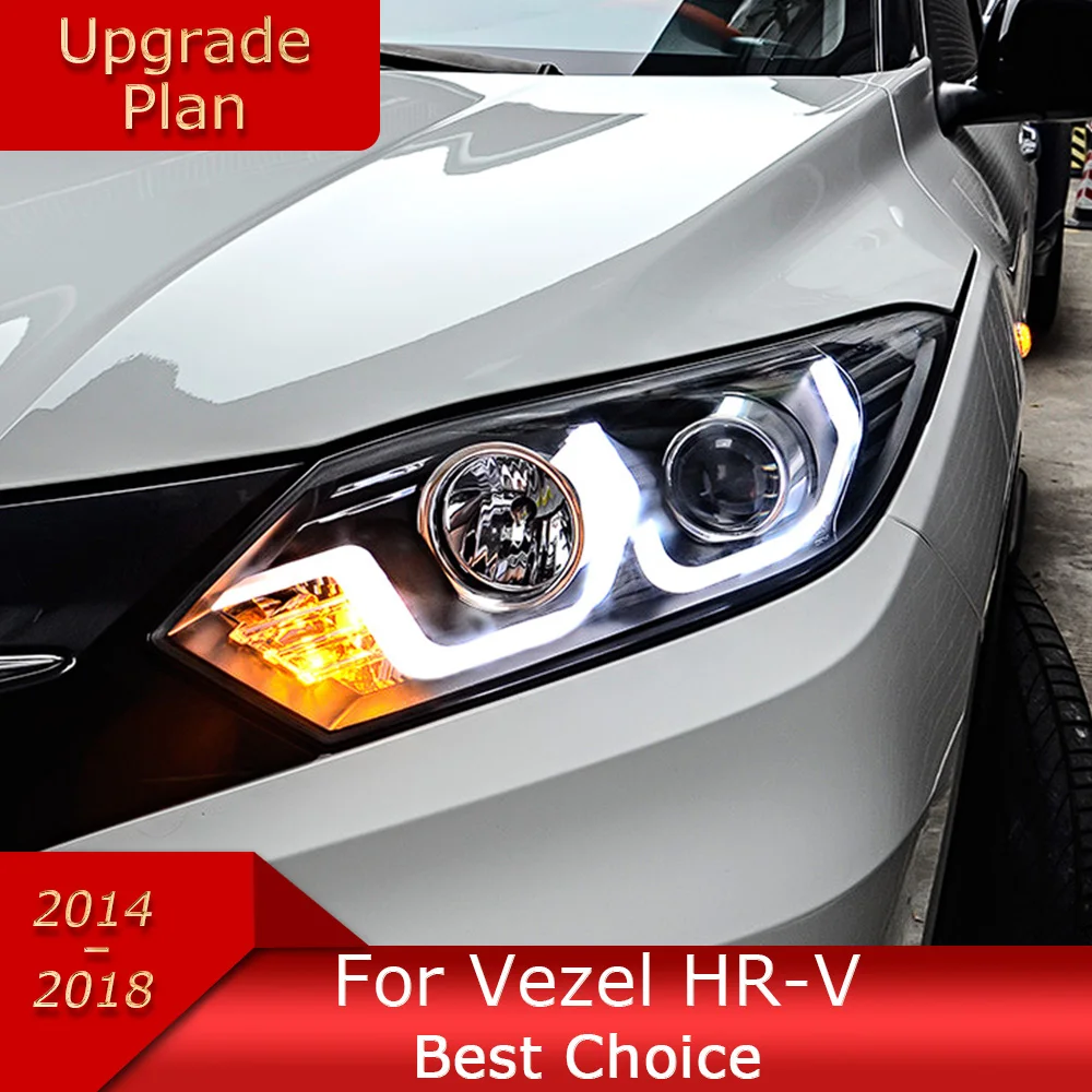 Автомобильные фары для Honda HRV HR-V Vezel 2015-2018, светодиодная Автомобильная фара в сборе, обновление, дизайн ангельских глаз, сигнальная лампа, инструмент, аксессуары
Автомобильные фары для Honda HRV HR-V Vezel 2015-2018, светодиодная Автомобильная фара в сборе, обновление, дизайн ангельских глаз, сигнальная лампа, инструмент, аксессуары