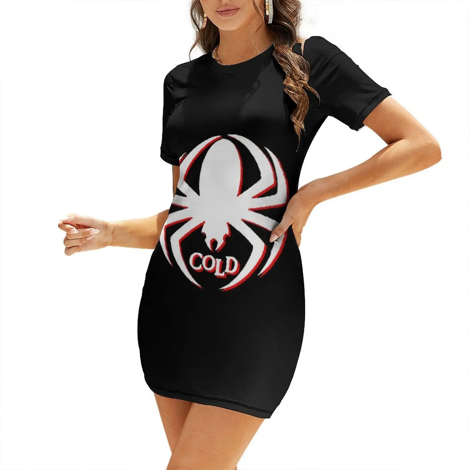 spider cold T-Shirt Short-Sleeved Dress womens clothing luxury evening dresses for women 2026 summer dress woman 2026
spider cold T-Shirt Short-Sleeved Dress womens clothing luxury evening dresses for women 2026 summer dress woman 2026