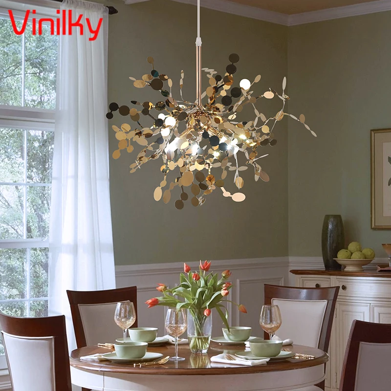 Pendant Light LED Stainless Steel Art Home Decora Ceiling Lamp For Bedroom Bedside Hanging Lamp Dining Room Lighting Fixtures G9
Pendant Light LED Stainless Steel Art Home Decora Ceiling Lamp For Bedroom Bedside Hanging Lamp Dining Room Lighting Fixtures G9