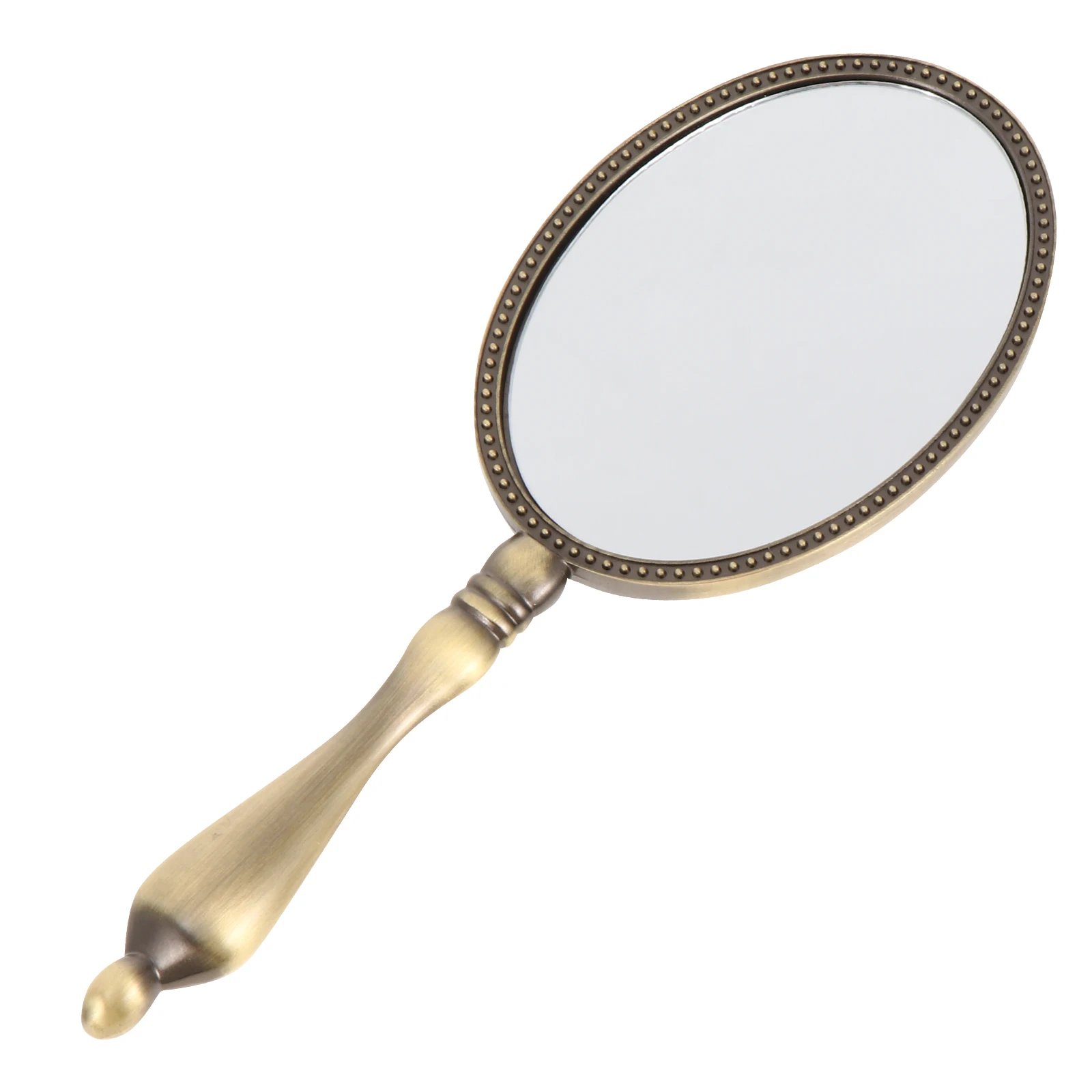 Handheld Makeup Mirror Retro Style Zinc Alloy Compact Size Portable Travel Mirror for Women Vintage LED Beauty Tool
Handheld Makeup Mirror Retro Style Zinc Alloy Compact Size Portable Travel Mirror for Women Vintage LED Beauty Tool