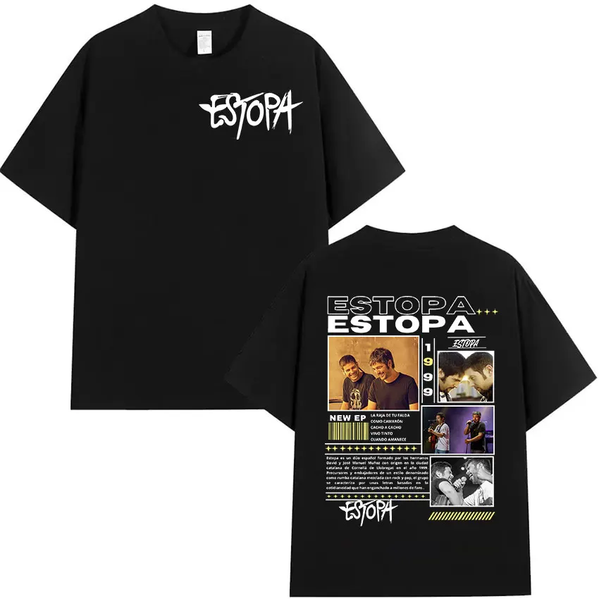 Rock Band ESTOPA Tour 2025 Graphic T Shirt Men's Hip Hop Retro Oversized T-shirts High Quality Fashion Cotton T-shirt Streetwear
Rock Band ESTOPA Tour 2025 Graphic T Shirt Men's Hip Hop Retro Oversized T-shirts High Quality Fashion Cotton T-shirt Streetwear