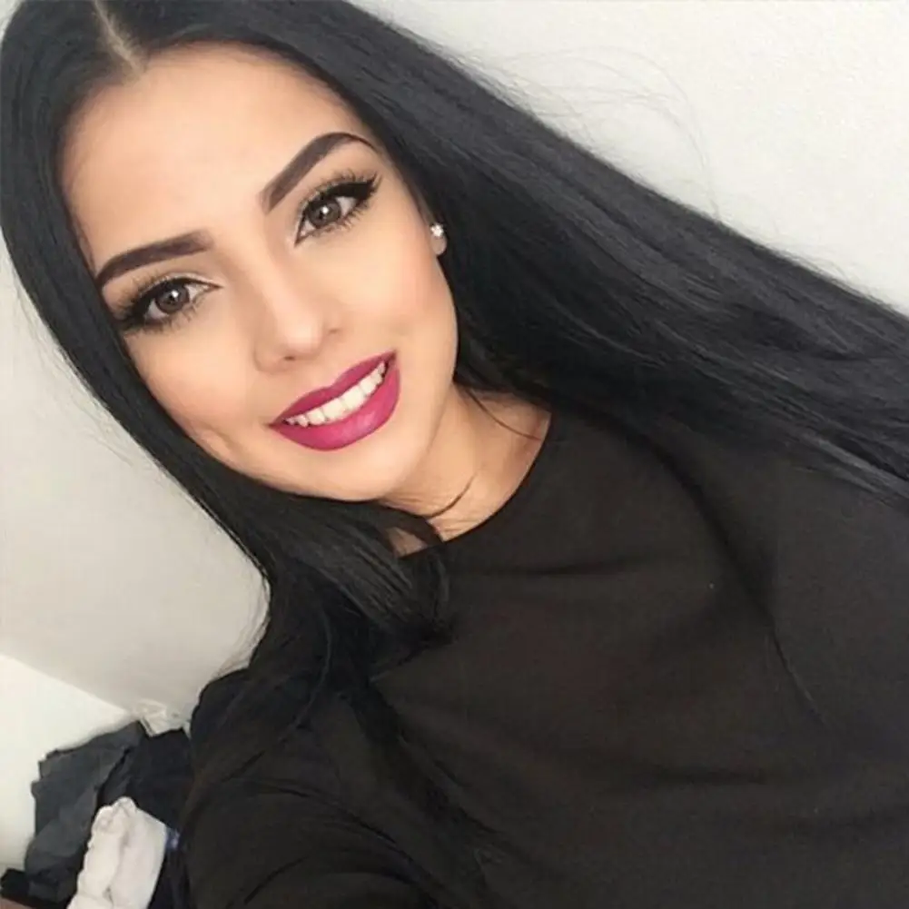 Long Wig Super Long Middle Part High Gloss High Temperature Fiber Synthetic Hair Black Straight Wig for Dating
Long Wig Super Long Middle Part High Gloss High Temperature Fiber Synthetic Hair Black Straight Wig for Dating