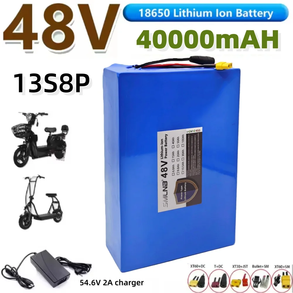 NEW 40000mAh 48V 13S8P for Citycoco Motorized Scooter Use Battery Model Aircraft Electric Tools Cartssolar Energy Inverters
NEW 40000mAh 48V 13S8P for Citycoco Motorized Scooter Use Battery Model Aircraft Electric Tools Cartssolar Energy Inverters