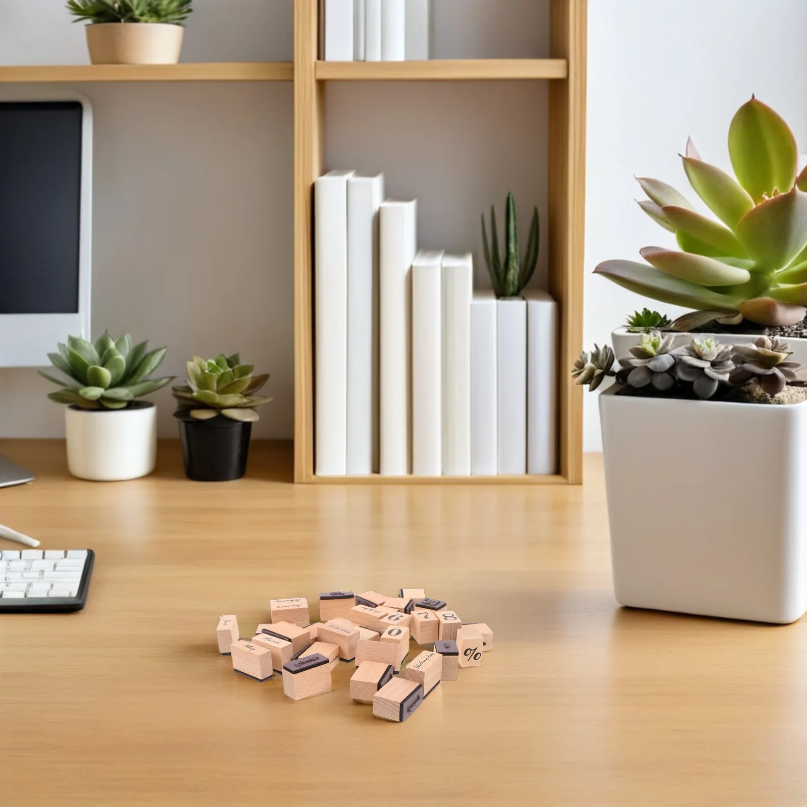 32Pcs Wooden Stamp Kit with Month Week Number Letters for Planner Journaling Scrapbooking Calendar Crafting Accessories
32Pcs Wooden Stamp Kit with Month Week Number Letters for Planner Journaling Scrapbooking Calendar Crafting Accessories