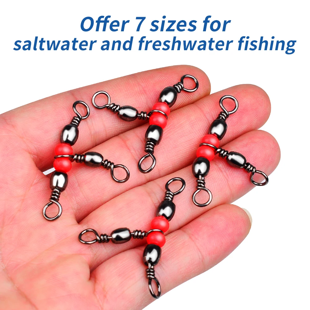 PROBEROS 20Pc/bag Fishing Connector Tool Stainless Steel T-Turn 3 Way Splitter False Bait Connect The Swivel Ring Fishing Tackle
PROBEROS 20Pc/bag Fishing Connector Tool Stainless Steel T-Turn 3 Way Splitter False Bait Connect The Swivel Ring Fishing Tackle