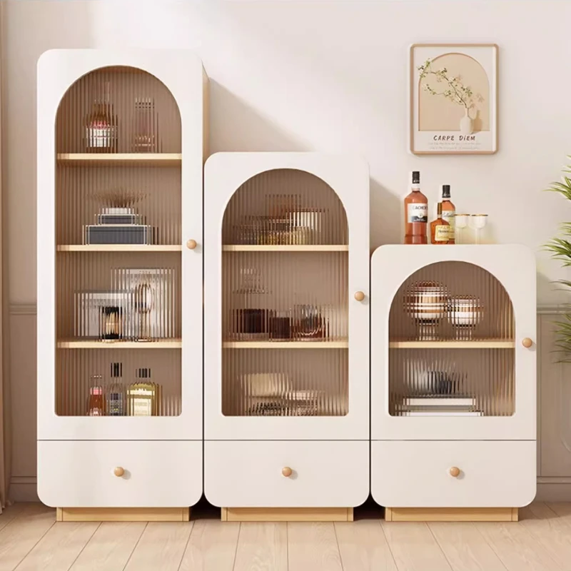 Cream Wind Changhong Glass Sideboard Multi-functional Modern Minimalist Cupboard Eenvoudig En Duurzaam Dining Room Furniture
Cream Wind Changhong Glass Sideboard Multi-functional Modern Minimalist Cupboard Eenvoudig En Duurzaam Dining Room Furniture