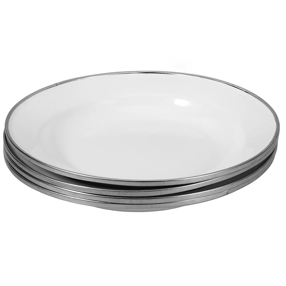 4 Pcs Enamel Dishes Snack Serving Enamelware Outdoor Tableware Butter Plate Dinner Plates Camping
4 Pcs Enamel Dishes Snack Serving Enamelware Outdoor Tableware Butter Plate Dinner Plates Camping