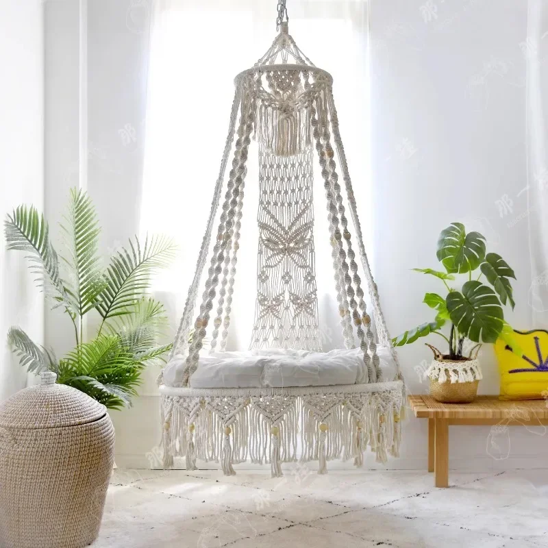 Hammock Bohemian Balcony Swing Home Living Room Indoor Hanging Chair
Hammock Bohemian Balcony Swing Home Living Room Indoor Hanging Chair