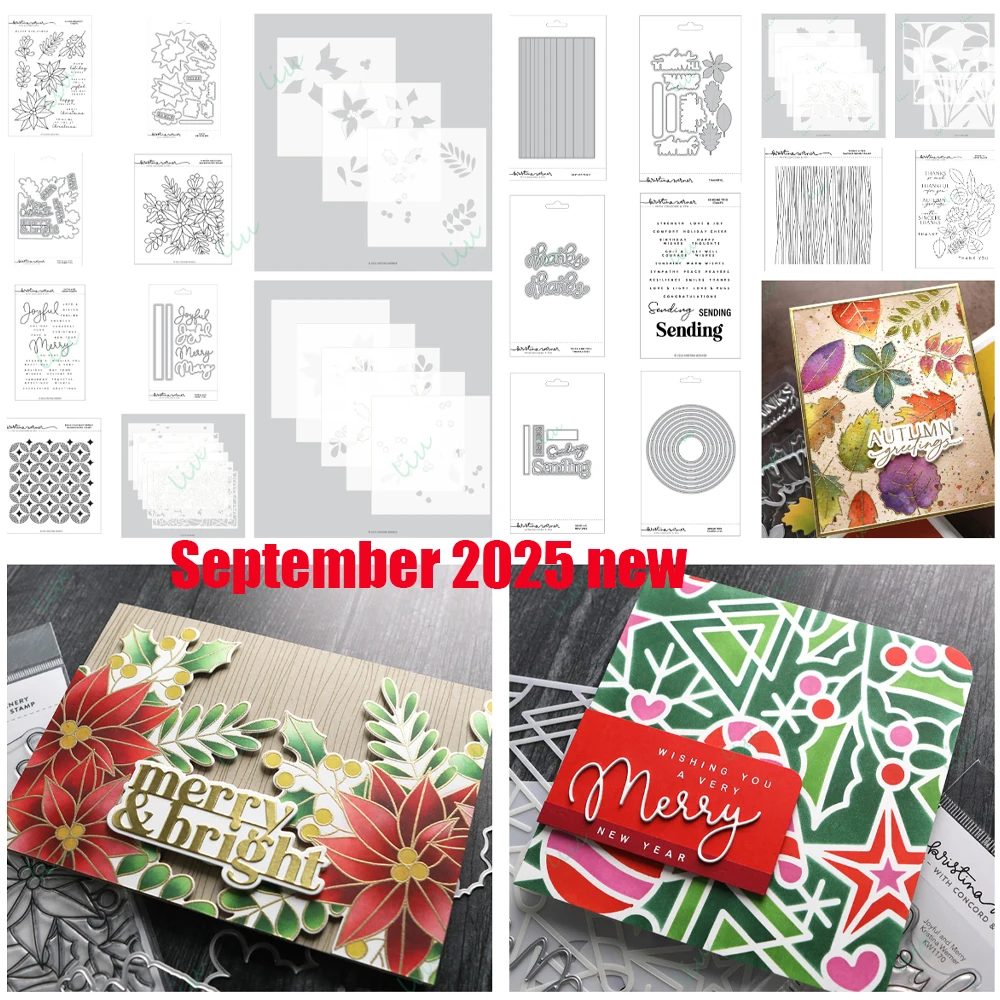 2025 September New Holiday Icons Stencil Pack Winter Greenery Metal Cutting Dies Stamp and Stencils for DIY Photo Album Handmade
2025 September New Holiday Icons Stencil Pack Winter Greenery Metal Cutting Dies Stamp and Stencils for DIY Photo Album Handmade