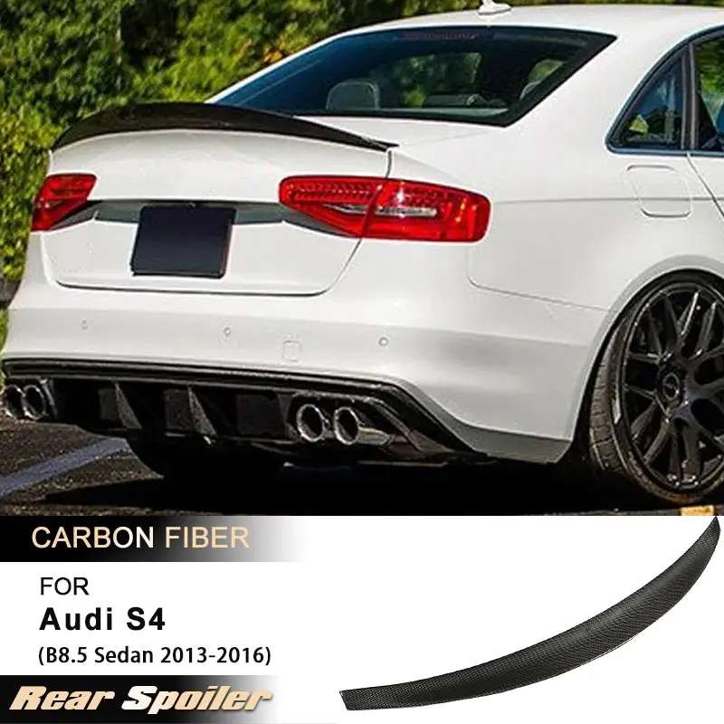 Car Rear Trunk Spoiler Wings for Audi S4 B8.5 Sedan 2013-2016 Racing Rear Spoiler Boot Lid Wing Lip Body Kit Full Carbon Fiber
Car Rear Trunk Spoiler Wings for Audi S4 B8.5 Sedan 2013-2016 Racing Rear Spoiler Boot Lid Wing Lip Body Kit Full Carbon Fiber