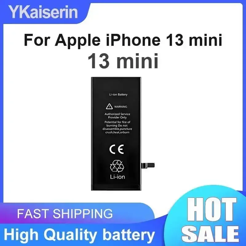 Надежная и безопасная батарея для мобильного телефона Apple iPhone 13 Mini, 2406 мАч
Надежная и безопасная батарея для мобильного телефона Apple iPhone 13 Mini, 2406 мАч