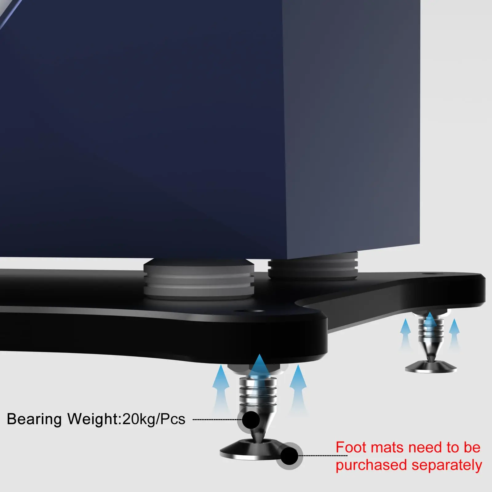 4 Pcs HiFi Speaker Anti-Vibration Spikes (Without Spike Pad), Isolation Spikes Stand Foot for Speaker, Subwoofer, Amplifier, CD
4 Pcs HiFi Speaker Anti-Vibration Spikes (Without Spike Pad), Isolation Spikes Stand Foot for Speaker, Subwoofer, Amplifier, CD