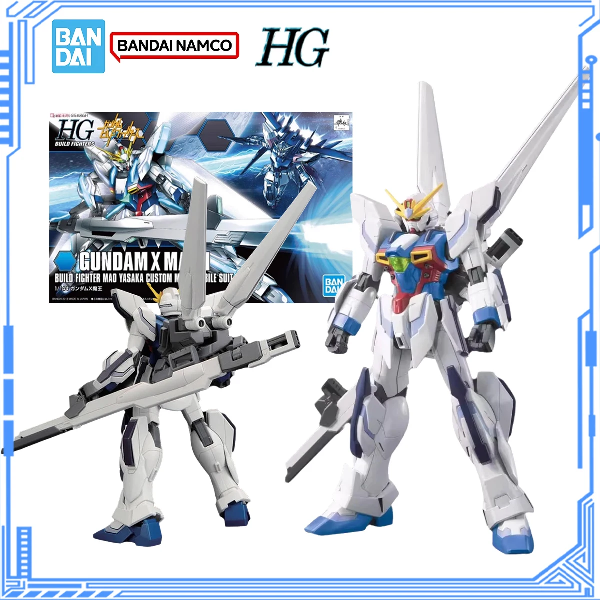 Bandai Genuine Gundam Model Kit Аниме Фигурки HGBF 1/144 Gundam X Maoh Фигурка Суставы Подвижная модель Игрушки для мальчиков Подарки
Bandai Genuine Gundam Model Kit Аниме Фигурки HGBF 1/144 Gundam X Maoh Фигурка Суставы Подвижная модель Игрушки для мальчиков Подарки