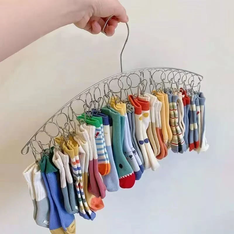 10/20Pegs Clothes Drying Hangers Stainless Steel Windproof Clothing Rack Clips Sock Laundry Airer Hanger Underwear Socks Holder 
10/20Pegs Clothes Drying Hangers Stainless Steel Windproof Clothing Rack Clips Sock Laundry Airer Hanger Underwear Socks Holder