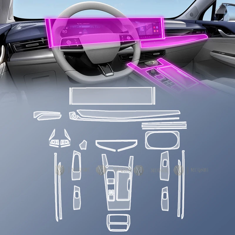 For ROEWE SAIC whale 2023-2024Car Interior Film Dashboard piano board Shift center console Anti-scratch transparent TPU PPF Film
For ROEWE SAIC whale 2023-2024Car Interior Film Dashboard piano board Shift center console Anti-scratch transparent TPU PPF Film