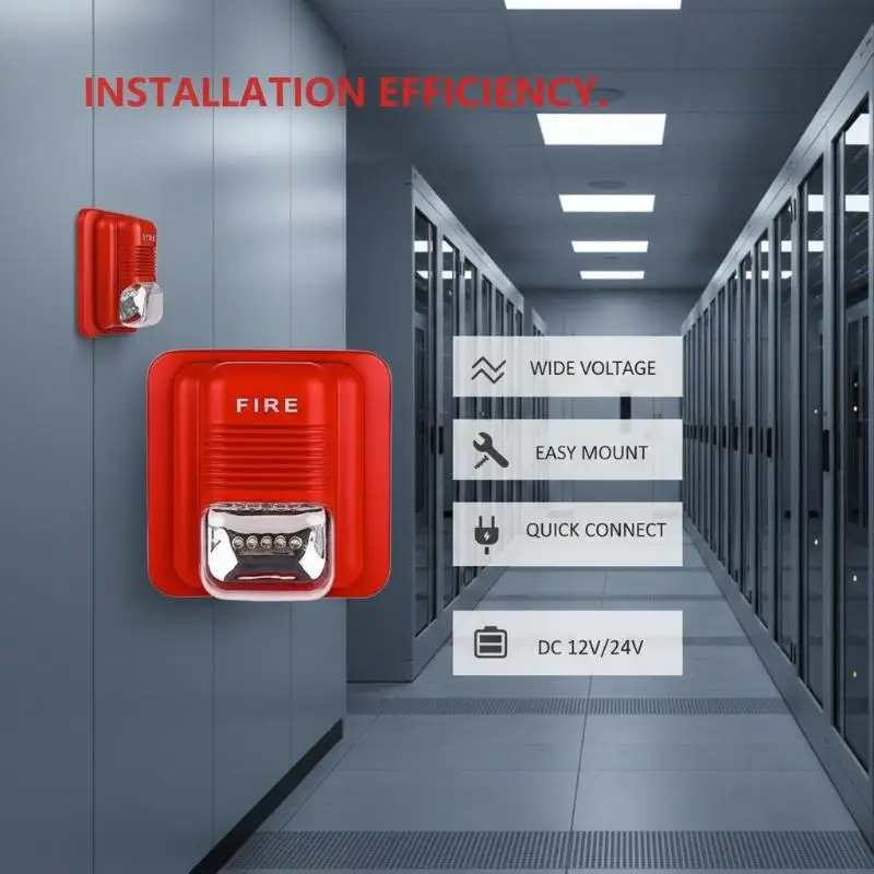 1Pcs Sound & Strobe Alert Security System 12V 24V Fire Alarm Warning Strobe Siren Horn For Home Office Hotel Restaurant
1Pcs Sound & Strobe Alert Security System 12V 24V Fire Alarm Warning Strobe Siren Horn For Home Office Hotel Restaurant