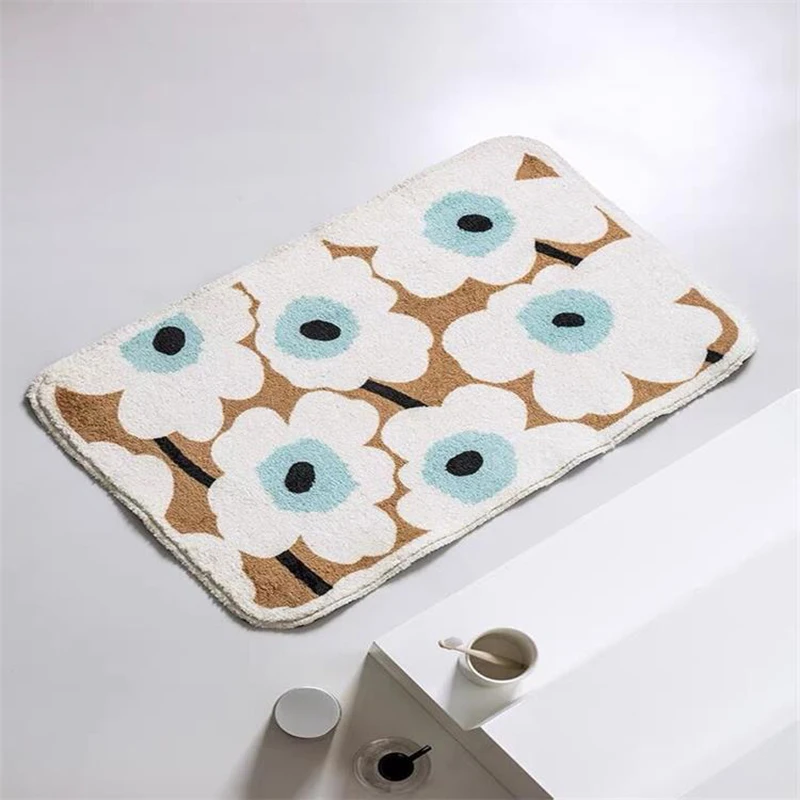 Simple Style Home Door Rug Bedroom Bathroom Rugs Soft Suede Non-slip Bath Rug Custom Pattern Water Absorption Living Room Carpet
Simple Style Home Door Rug Bedroom Bathroom Rugs Soft Suede Non-slip Bath Rug Custom Pattern Water Absorption Living Room Carpet