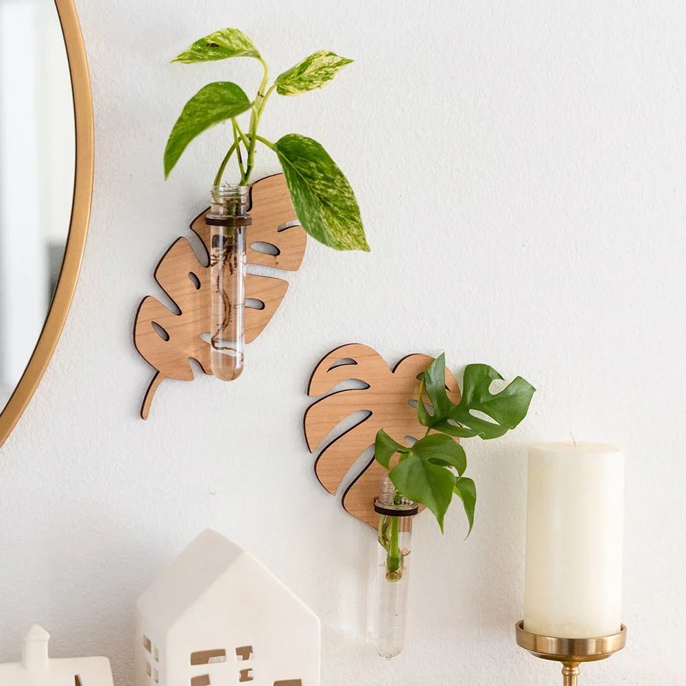 Leaf Shape Wall Planters for Indoor Plants Plant Propagation Station Wall Decor Art Vase Stand for Women Mom Plant Lovers Gifts
Leaf Shape Wall Planters for Indoor Plants Plant Propagation Station Wall Decor Art Vase Stand for Women Mom Plant Lovers Gifts