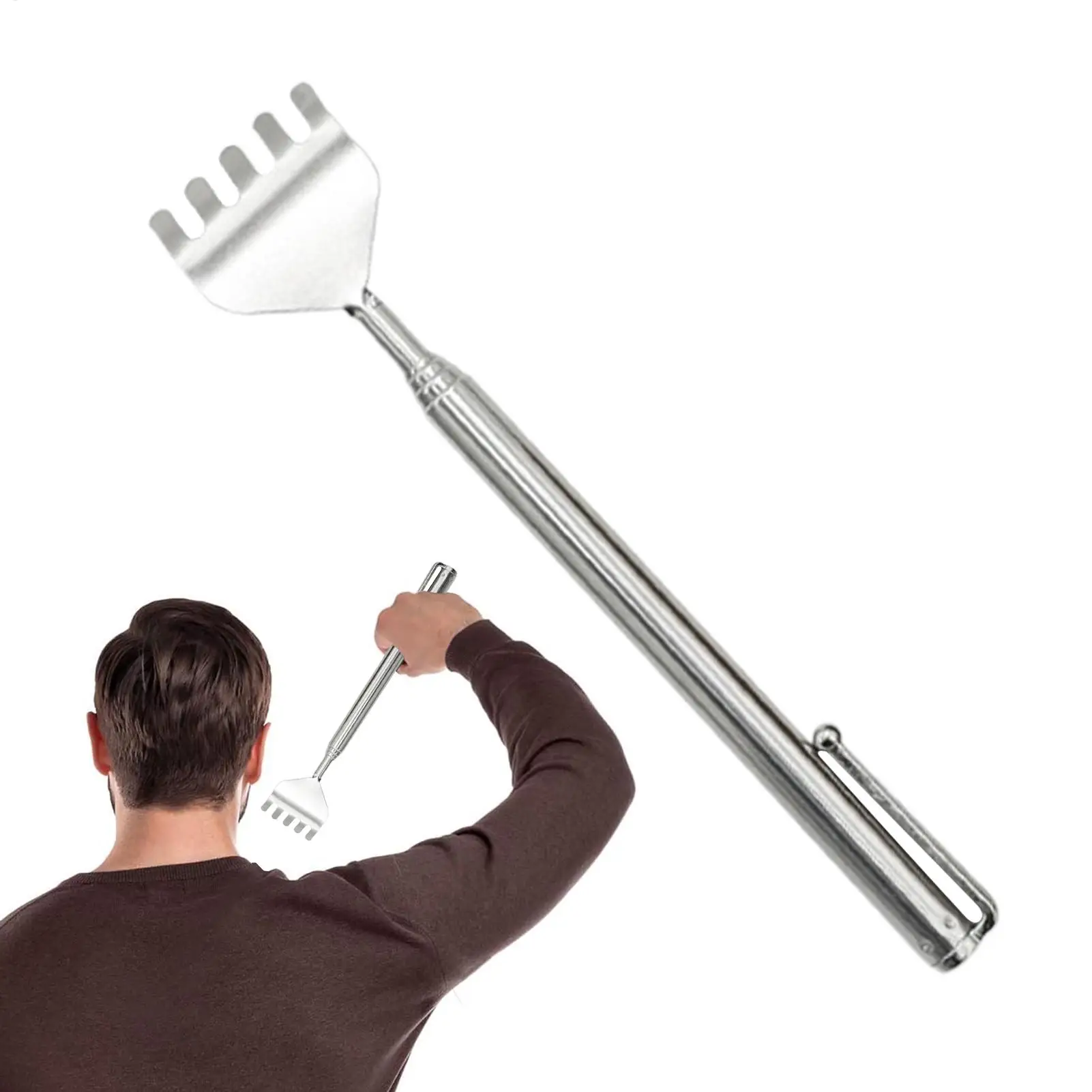 Telescopic Back Scratcher Scratching Backscratcher Massager Metal Stainless Steel Tool Folding Back Scratcher For Shoulder Home
Telescopic Back Scratcher Scratching Backscratcher Massager Metal Stainless Steel Tool Folding Back Scratcher For Shoulder Home
