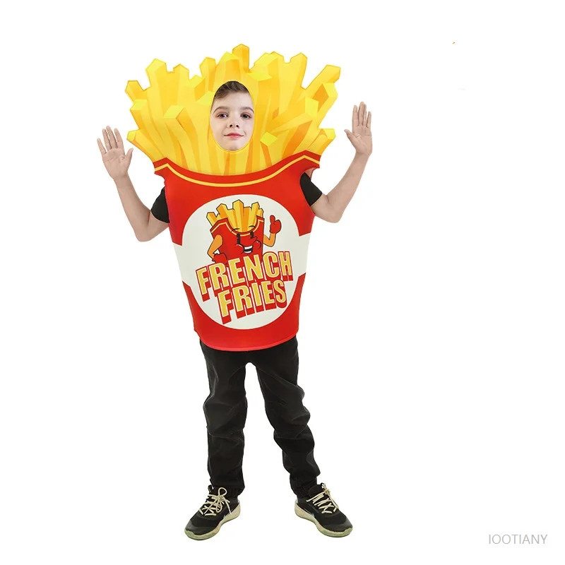 Fun Food Role Play Halloween Costumes Children's Fancy Dress French Fries Bodysuit Carnival Party Stage Performance Costume 2025
Fun Food Role Play Halloween Costumes Children's Fancy Dress French Fries Bodysuit Carnival Party Stage Performance Costume 2025