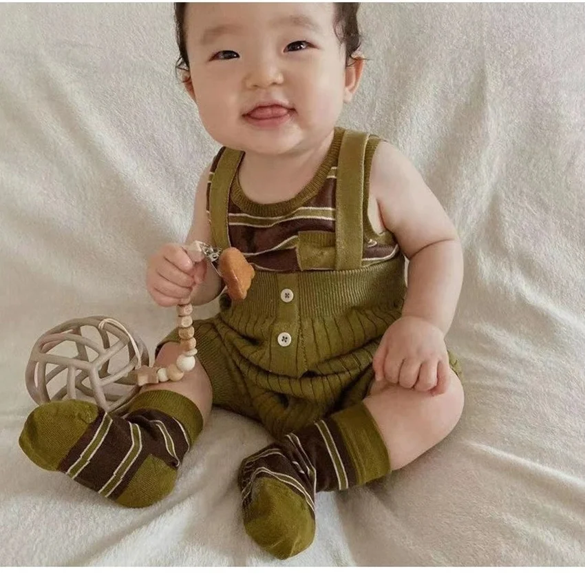 Mabli Kids Knit T Shirts Overalls Set New Autumn Cute Baby Girl Boy Striped Sweaters Tee Brand Children Knitted Cloth
Mabli Kids Knit T Shirts Overalls Set New Autumn Cute Baby Girl Boy Striped Sweaters Tee Brand Children Knitted Cloth