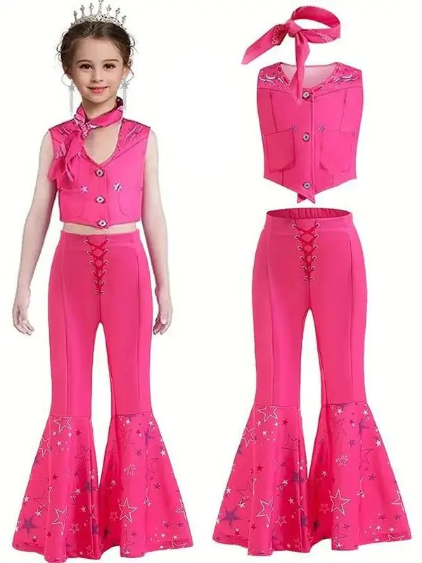 Children's Halloween Performance Costume Flared Pants Set Traditional Chinese Stage Outfit Folkwear for Kids
Children's Halloween Performance Costume Flared Pants Set Traditional Chinese Stage Outfit Folkwear for Kids
