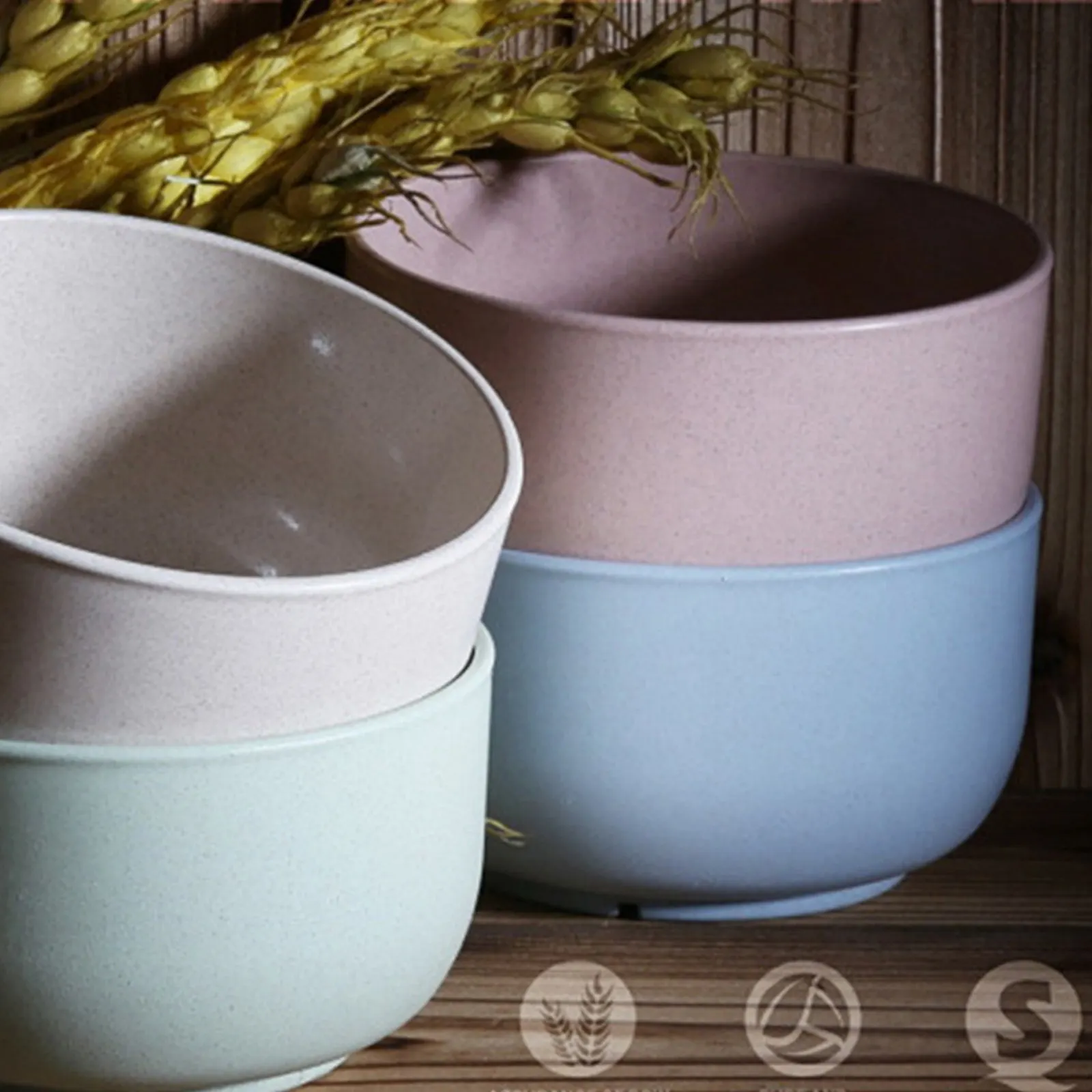 6Pcs Wheat Straw Bowl Set for Children Smooth Rounded Design Shatterproof Eco Friendly Baby Feeding Bowls Freezer Fridge Safe
6Pcs Wheat Straw Bowl Set for Children Smooth Rounded Design Shatterproof Eco Friendly Baby Feeding Bowls Freezer Fridge Safe