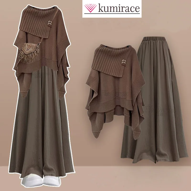 Autumn Set Women 2025 New Sweet and Fashionable Versatile Knitted Sweater Loose Slimming Half Body Skirt Pants Two-piece Set
Autumn Set Women 2025 New Sweet and Fashionable Versatile Knitted Sweater Loose Slimming Half Body Skirt Pants Two-piece Set