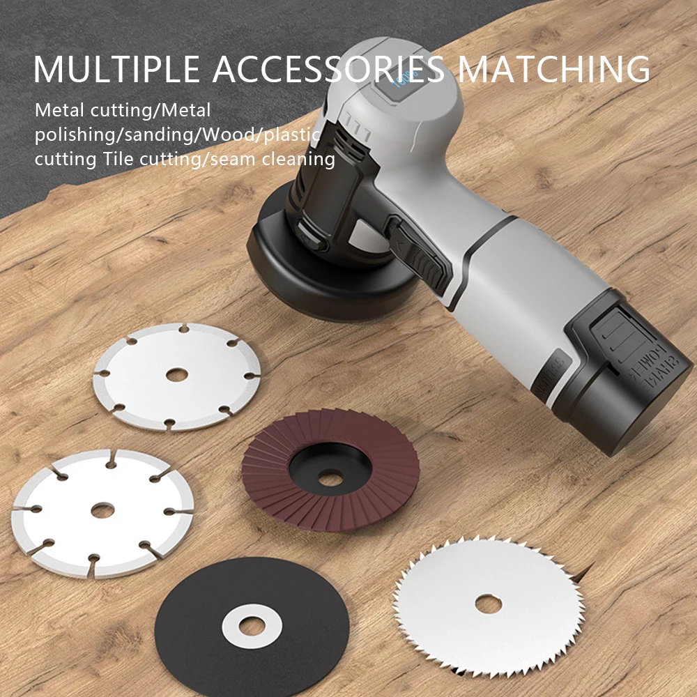 Mini Angle Grinder 16.8V Multifunctional Portable Lithium Battery Polishing Grinding Cutting Machine Household Power Tool New
Mini Angle Grinder 16.8V Multifunctional Portable Lithium Battery Polishing Grinding Cutting Machine Household Power Tool New