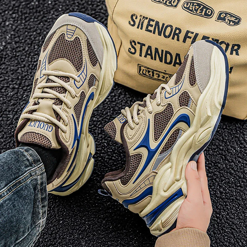 New Style Heightening Casual Thick Bottom Anti-slip Wear-resistant Lightweight Dad Shoes Men's Sport Shoes Comfortable Spring
New Style Heightening Casual Thick Bottom Anti-slip Wear-resistant Lightweight Dad Shoes Men's Sport Shoes Comfortable Spring