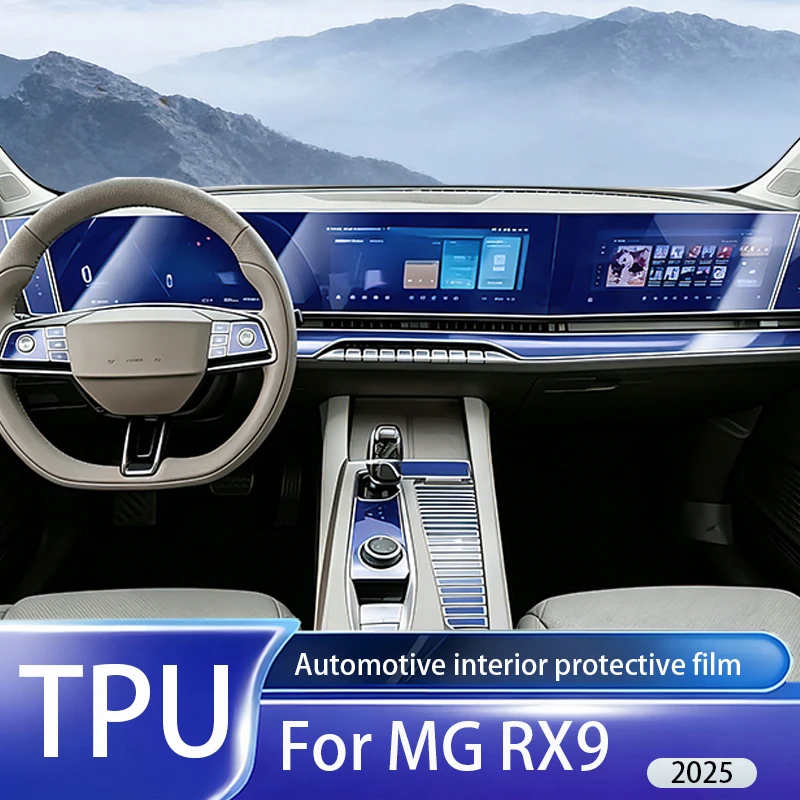 Fit for MG RX9 2025 Clear TPU PPF Anti Scratch Gear GPS Navigation Center Console Interior Decor Protective Film Sticker Kit
Fit for MG RX9 2025 Clear TPU PPF Anti Scratch Gear GPS Navigation Center Console Interior Decor Protective Film Sticker Kit